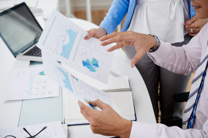 Clinical research team reviewing Phase IIIB diabetes study data